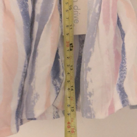 NWT [Ocean Drive] Tie-Dye Ruffled Short Skirt - Elastic Waist - Women's Size M - Picture 5 of 9